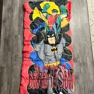 Vintage 1995 Adventures of Batman & Robin Sleeping Bag